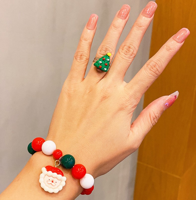 Set XMAS 2 món (vòng tay + nhẫn)